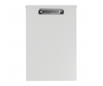 Aluminum Storage Clipboard - White